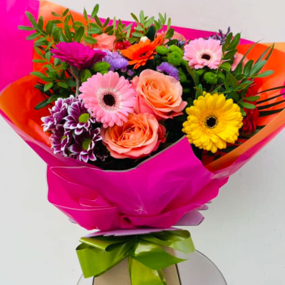 Mamma Mia - Make their day with this bright and vibrant collection of flowers, beautifully presented in a gift box / bag.